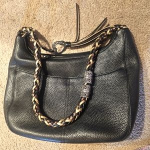 Brighton Barbados shoulder bag brown leather. Like New condition